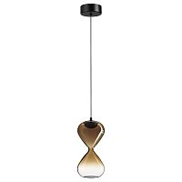 5094/4LA PENDANT ODL25 357 черный/золотой градиент/прозрачн./металл/стекло Подвес LED 4W 4000K 388Лм GLESSI