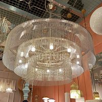 Люстра Cloyd ONASSIS C12 / Ø80 см - никель сатин (арт.11358)