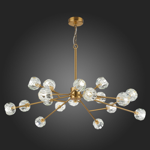 SL1166.303.18 Светильник подвесной ST-Luce Латунь/Прозрачный G9 LED 18*5W ROMANO фото 3