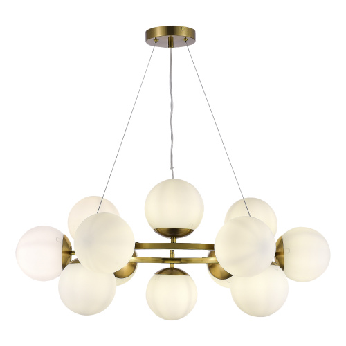 SLE1191-203-12 Светильник подвесной Золотистый/Белый E27 12*60W FRATTA фото 3