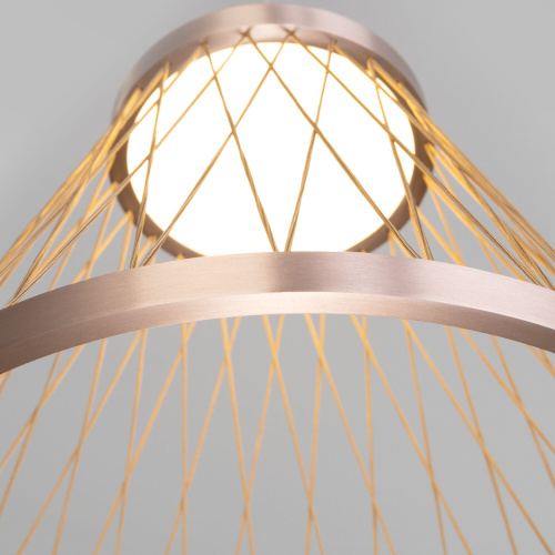 Подвесной светодиодный светильник 40016/1 LED коричневый фото 4
