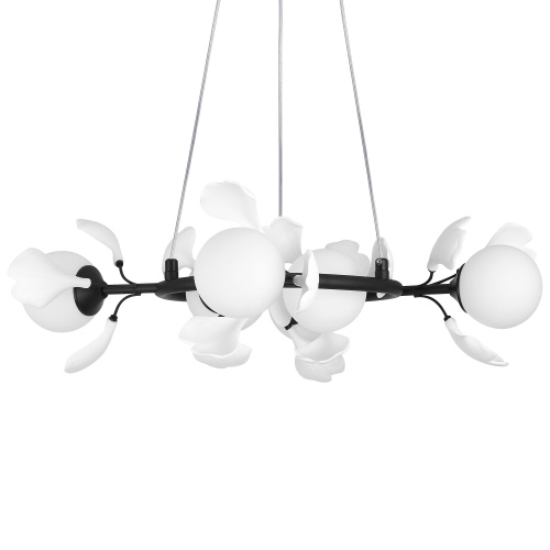 799067 Люстра CERAMO BW 6х6W(led) G9 ЧЕРНЫЙ/БЕЛЫЙ фото 3