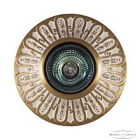 Точечный светильник бронзовый 1790/10/IS PW Bohemia Ivele Crystal (Богемия Ивеле Кристалл)
