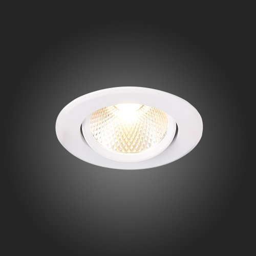 ST211.538.08.36 Св-к встр. Белый LED 1*8W 3000K 640Lm Ra80 36° IP20 D86xH50 220-240V Встраиваемые светильники фото 9