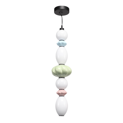SL6134.453.01 Светильник подвесной ST-Luce черный/зеленый, розовый, синий, опаловый LED 1*32W 3000K FLORENTINI фото 4