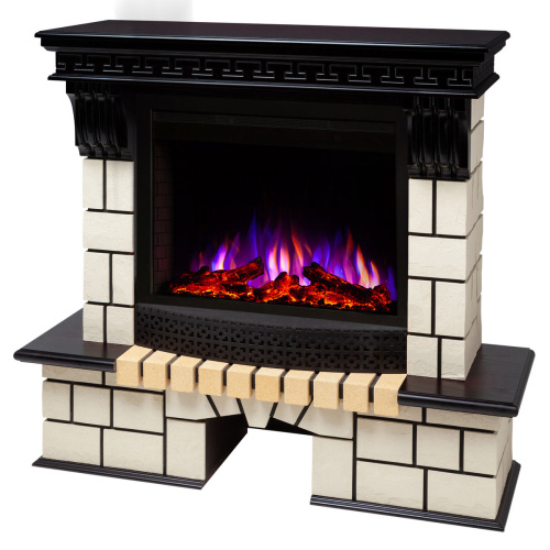Электрокамин RealFlame Stone AO античный дуб античный дуб с очагом Saphir 25,5 фото 4 Электрокамин RealFlame Stone AO античный дуб античный дуб с очагом Saphir 25,5 фото 4