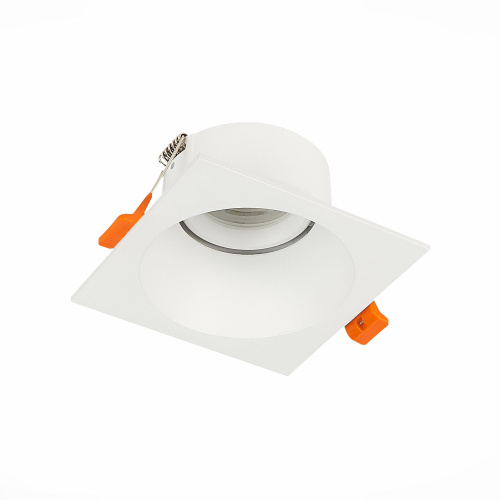 ST207.518.01 Св-к встр. Белый GU10 1*50W  L103xW103xH52 220V Без ламп Встраиваемые светильники фото 5