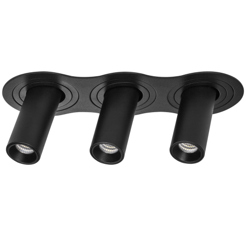 Комплект из светильника и рамки Lightstar Intero Tubo (217637+217274+217274+217274) i637274 фото 3