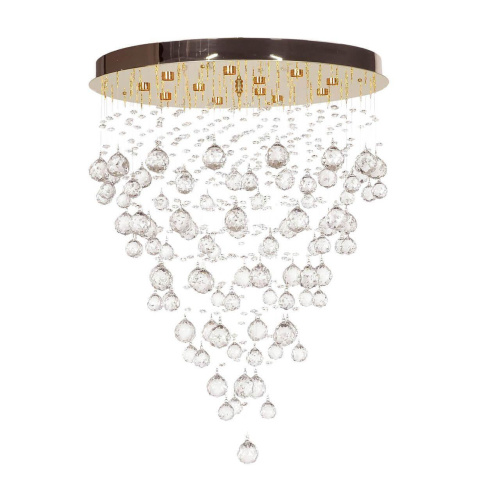 Каскадная люстра Arti Lampadari Flusso H 1.4.55.615 G Каскадная люстра Arti Lampadari Flusso H 1.4.55.615 G