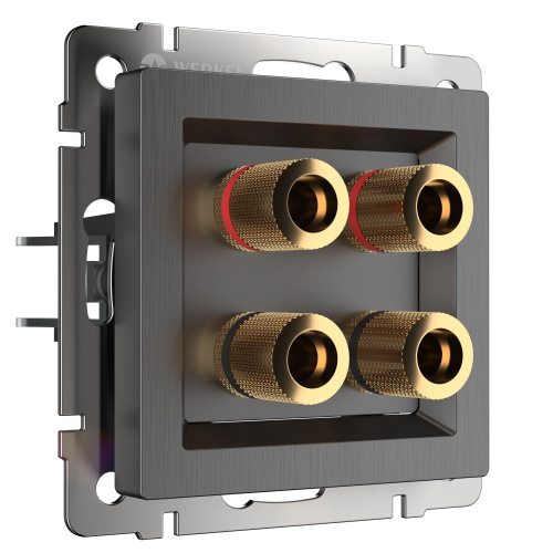 Акустическая розетка (графит рифленый) W1185004 Акустическая розетка (графит рифленый) W1185004