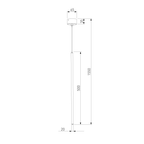 Подвесной светодиодный светильник Flinn 4W 4000К черный 50263 LED фото 7