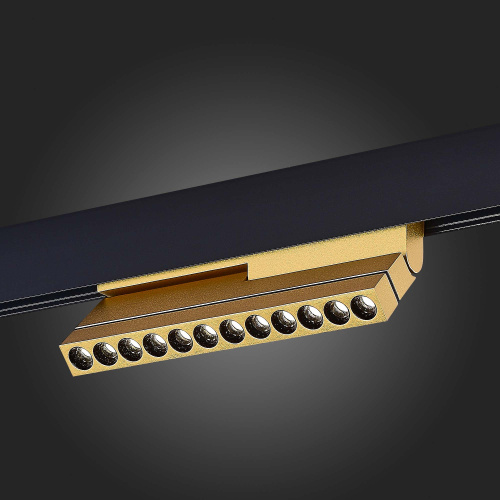 ST805.246.12 Магнитный трековый светильник Золотистый LED 1*12W 4000K 550Lm Ra>90 36° IP20 L220xW22x SKYLINE 48 фото 5