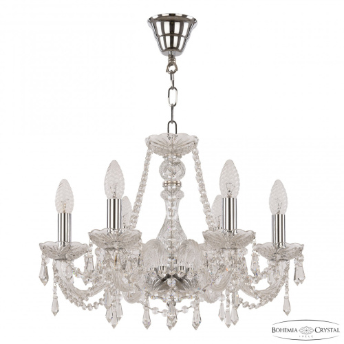 Люстра хрустальная 104/6/165 Ni Bohemia Ivele Crystal (Богемия Ивеле Кристалл)