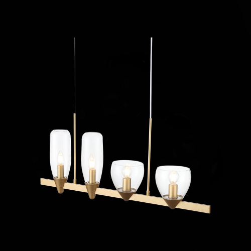 SL1119.203.04 Светильник подвесной ST-Luce Золотистый/Прозрачный E14 4*40W TENERESA фото 7