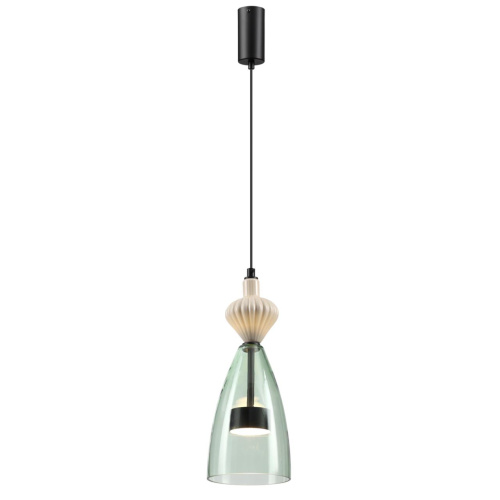 5046/12LC L-VISION ODL24 369 черный/зеленый/металл/стекло/керамика Подвес LED 12W 4000К 1400Лм PALLETA фото 3 5046/12LC L-VISION ODL24 369 черный/зеленый/металл/стекло/керамика Подвес LED 12W 4000К 1400Лм PALLETA фото 3