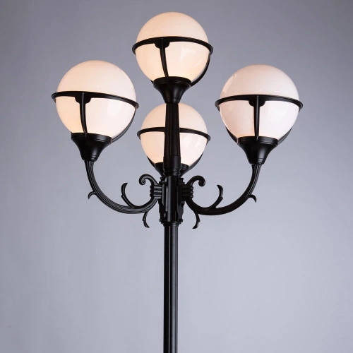 Парковый светильник Arte Lamp MONACO A1497PA-4BK фото 2 Парковый светильник Arte Lamp MONACO A1497PA-4BK фото 2