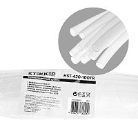 Термоусадочная трубка STEKKER HST-420-100 TR, длина 100 см., коэф. усадки 2:1, прозрачный