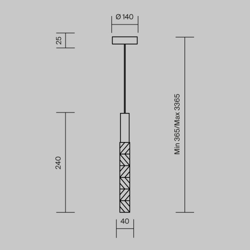 Подвесной светильник Maytoni MOD328PL-L3CH3K фото 6