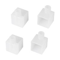 Заглушка WPH-FLEX-1616-90 WHITE с отверстием  Arlight 058044