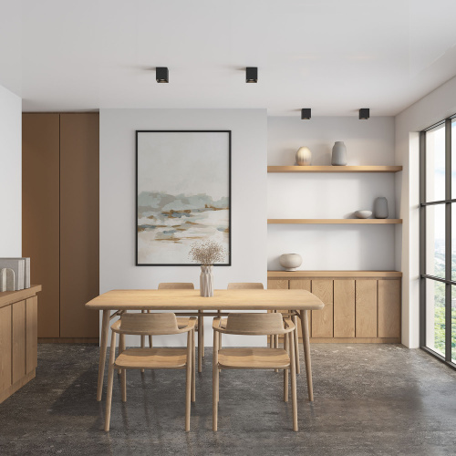 DK3030-BK Светильник накладной IP 20, 10 Вт, GU5.3, LED, черный, пластик фото 2