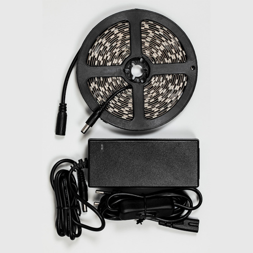 Светодиодная LED лента Feron LS606, 60SMD(5050)/m 14.4W/m 12V 3m 6500К с адаптером с вилкой в комплекте фото 4