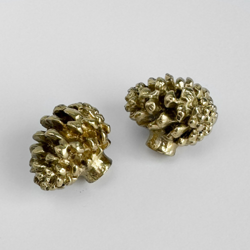 Ручка-кнопка MOS005 brass фото 3