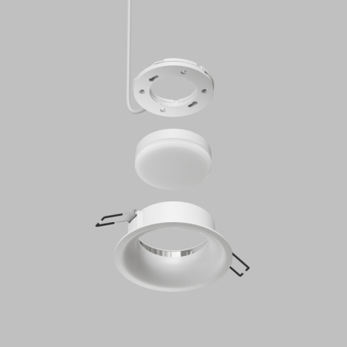 Встраиваемый светильник INER, до 15 Вт LED, GX53, IP20, алюминий, белый фото 6 Встраиваемый светильник INER, до 15 Вт LED, GX53, IP20, алюминий, белый фото 6