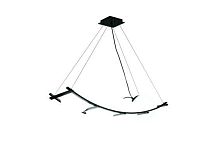 Люстра подвесная Alfa Light F3524-07 White+Black E27*4