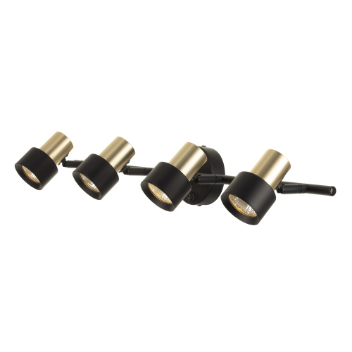 Citilux SAT CL505641 Спот поворотный с выключателем Чёрный+Золото фото 3 Citilux SAT CL505641 Спот поворотный с выключателем Чёрный+Золото фото 3
