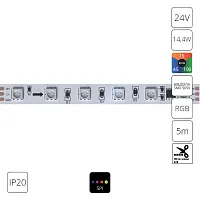 Светодиодная лента 24V 14,4W/m (на канал 4,8W/m) RGB 5м IP20 Arte Lamp SPI A2406010-05-RGB