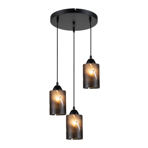 Подвесной светильник Escada 10179/3S E27*60W Black Подвесной светильник Escada 10179/3S E27*60W Black