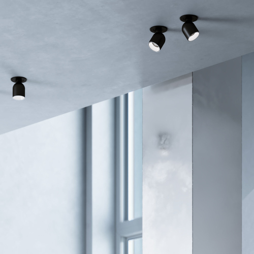 Светильник встраиваемый поворотный светодиодный Spot 7W 4000K черный 25093/LED фото 2