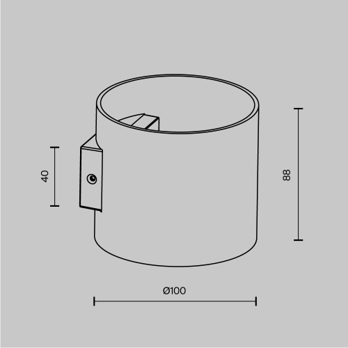 Настенный светильник (бра) Technical C066WL-01MG фото 3 Настенный светильник (бра) Technical C066WL-01MG фото 3
