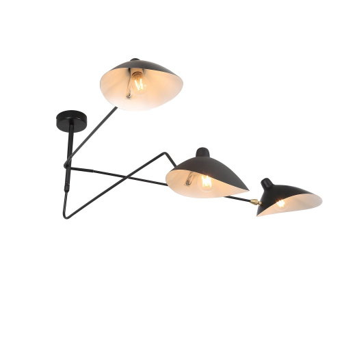 SL305.402.03 Люстра потолочная ST-Luce Черный/Черный, Белый E27 3*60W SPRUZZO фото 13 SL305.402.03 Люстра потолочная ST-Luce Черный/Черный, Белый E27 3*60W SPRUZZO фото 13