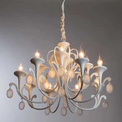 Подвесная люстра Arte Lamp MONTMARTRE A3239LM-12WH фото 2