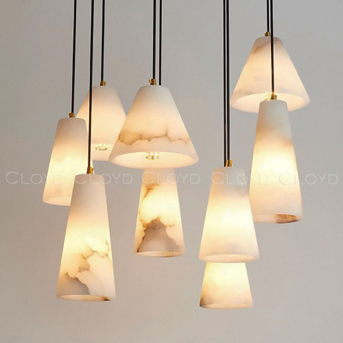 Подвесной светильник Cloyd ANNEX P1 / выс. 25 см - алебастр - латунь (арт.12352) фото 3 Подвесной светильник Cloyd ANNEX P1 / выс. 25 см - алебастр - латунь (арт.12352) фото 3