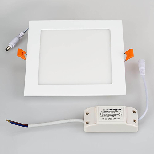 Встраиваемый светодиодный светильник Arlight DL-172x172M-15W Day White 020132 фото 4