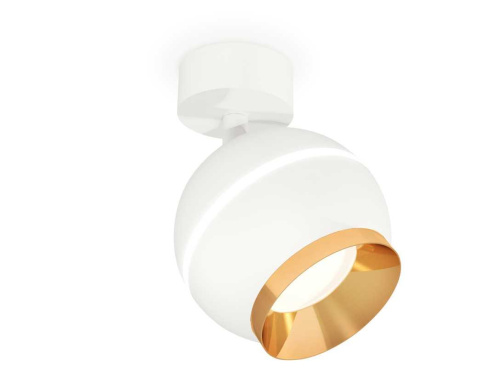 Комплект накладного светильника Ambrella light Techno Spot XM1101004 SWH/PYG белый песок/золото желтое полированное (A2202,C1101,N7034)