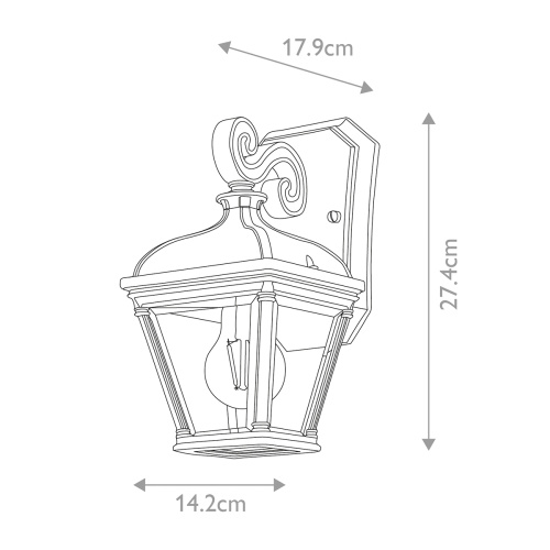 Настенный фонарь Elstead Lighting, Арт. BAYVIEW-2S-BK фото 7 Настенный фонарь Elstead Lighting, Арт. BAYVIEW-2S-BK фото 7