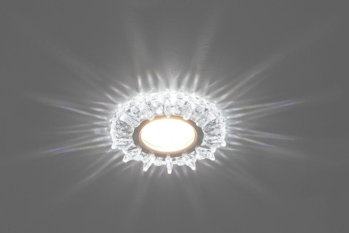 Светильник встраиваемый с белой LED подсветкой Feron CD910 потолочный MR16 G5.3 прозрачный фото 2