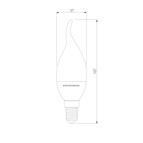 Светодиодная лампа "Свеча на ветру" Dimmable CW35 7W 4200K E14 BLE1450 фото 2 Светодиодная лампа "Свеча на ветру" Dimmable CW35 7W 4200K E14 BLE1450 фото 2