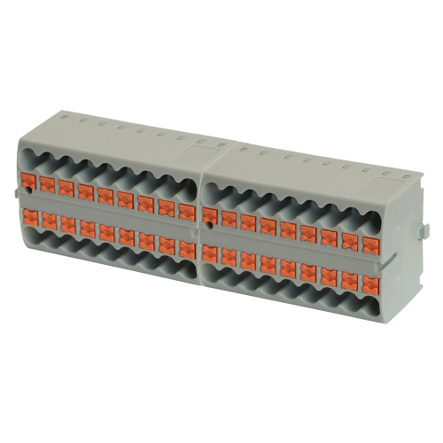 Зажим блочный (групп) для распред.тока нагрузки push-in на 18 точек, сеч 2,5 мм2, 450V, 24А,серый LD580 PTFIX 18/25 фото 8