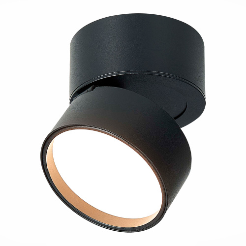 ST651.432.09 Светильник потолочный поворотный Черный LED 1*9W 3000K 720Lm Ra>90 120° IP20 D85xH87 17 Накладные светильники фото 3