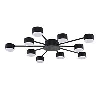 8344/10C COMFI LN26 251 черный, металл Люстра GX53 LED 10*7W 220V TORINA