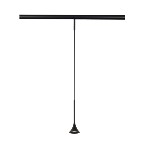 ST688.446.05 Магнитный трековый светильник Черный LED 1*5W 4000K Lm Ra>90  IP20 D70xH225 24V SUPER5