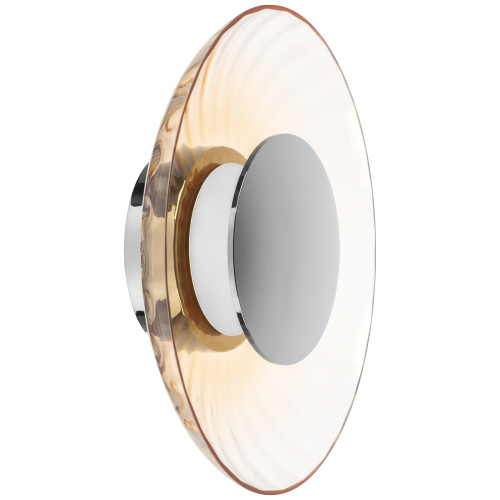 809023 Настенно-потолочный светильник CELESTA LED 24W 600LM ХРОМ/КОНЬЯЧНЫЙ 3000K 809023 Настенно-потолочный светильник CELESTA LED 24W 600LM ХРОМ/КОНЬЯЧНЫЙ 3000K
