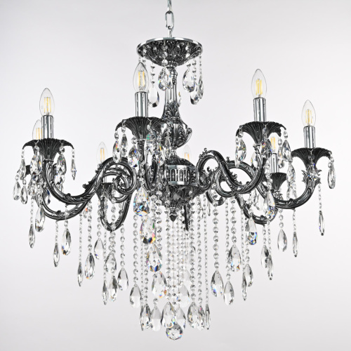 Люстра с хрустальными подвесками AL79101/8/250 B NB Bohemia Ivele Crystal (Богемия Ивеле Кристалл) фото 4 Люстра с хрустальными подвесками AL79101/8/250 B NB Bohemia Ivele Crystal (Богемия Ивеле Кристалл) фото 4