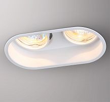 370564 SPOT NT19 578 белый Встраиваемый светильник IP20 GU10 2*50W 220-240V CLOUD