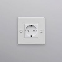 Розетка 1G Schuko Type F white