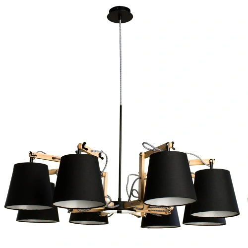 Подвесная люстра Arte Lamp PINOCCHIO A5700LM-8BK фото 2 Подвесная люстра Arte Lamp PINOCCHIO A5700LM-8BK фото 2
